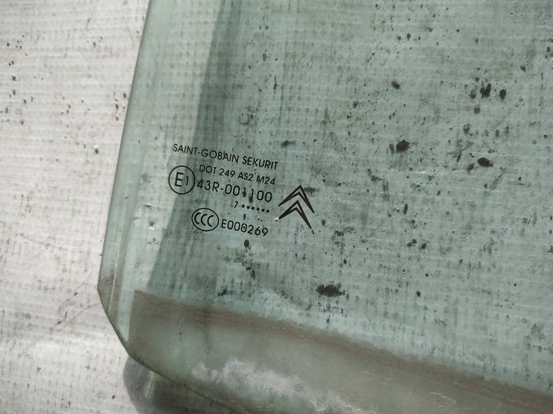 AS2 Citroen C4 Picasso 2007 Door-Drop Glass - REAR LEFT - Thumbnail 2