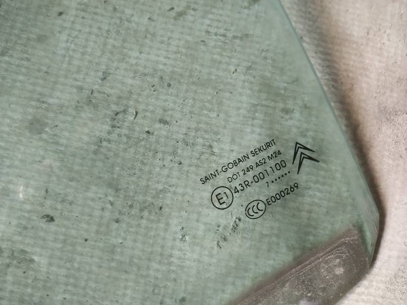 AS2 Citroen C4 Picasso 2007 Door-Drop Glass - REAR RIGHT - Thumbnail 2