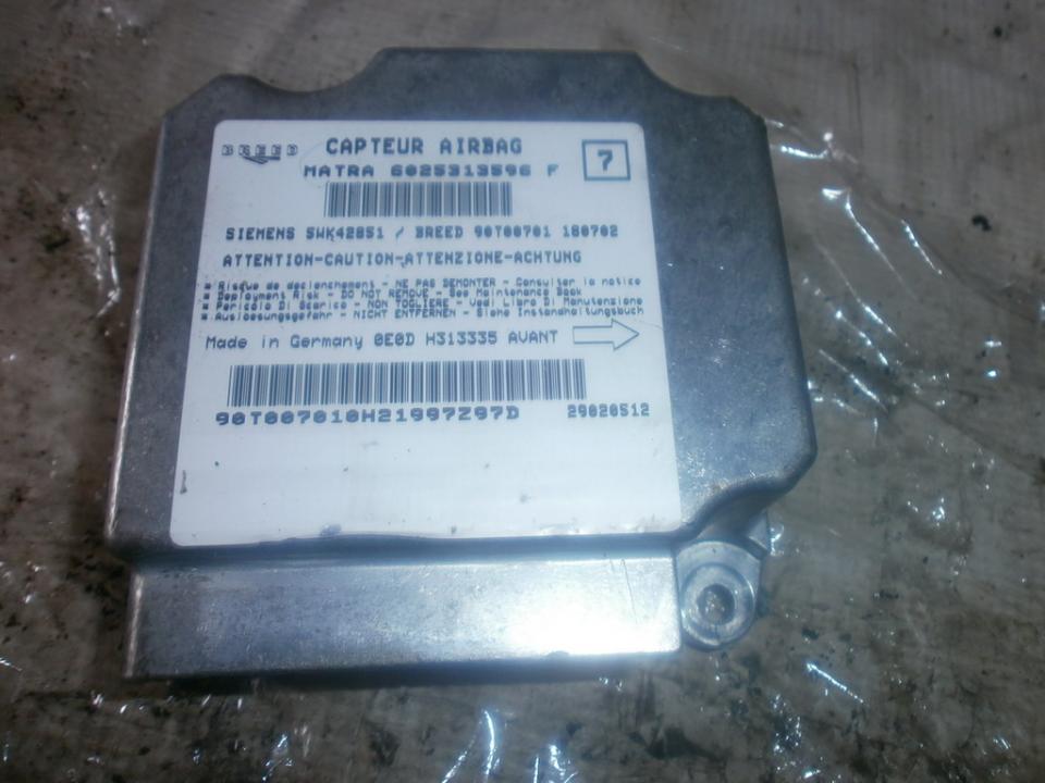 6025313596F Renault Espace 1999 Airbag crash sensors module