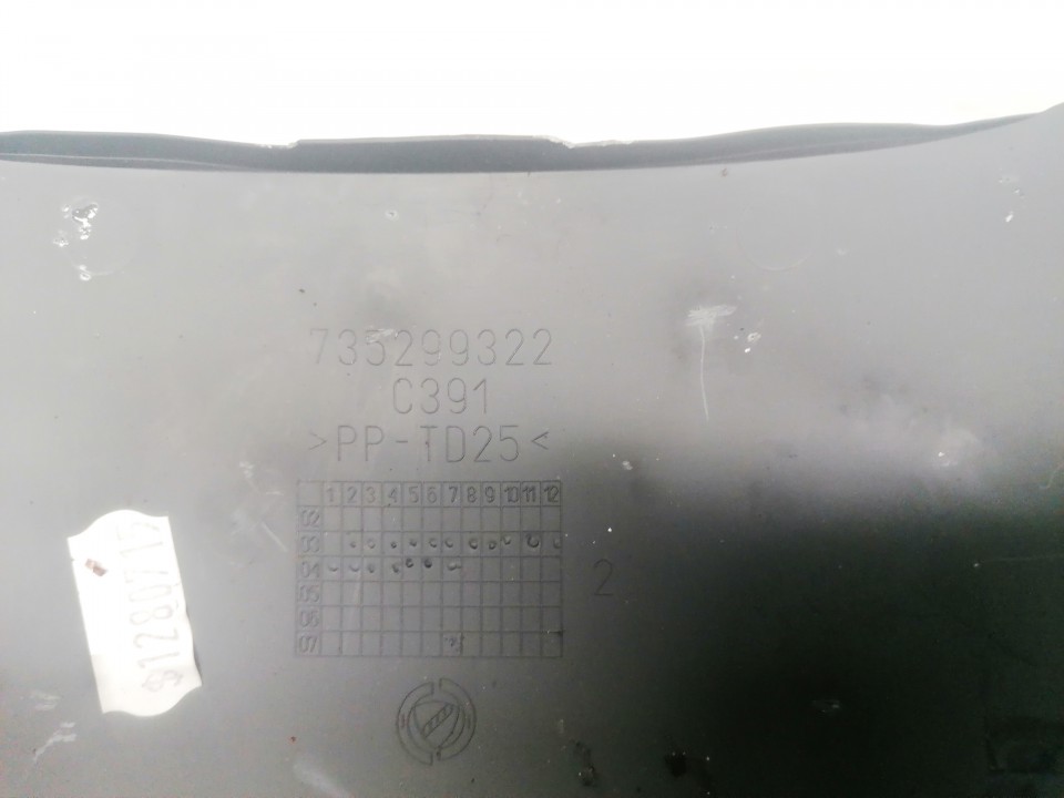 735299322 Fiat Panda 2004 Steering Column Cowl Trim Panel Top - Thumbnail 3