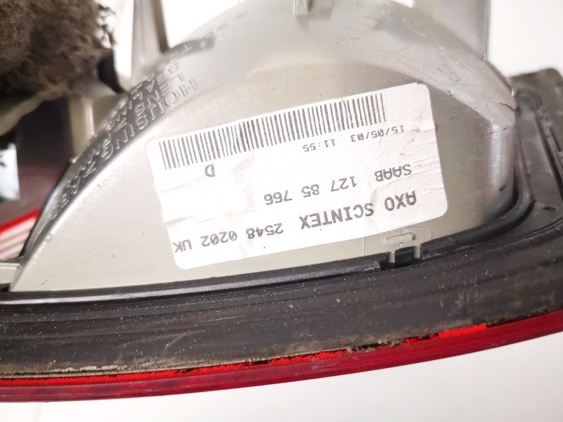 12785766 SAAB 9-3 2003 Tail light inner - REAR RIGHT - Thumbnail 3