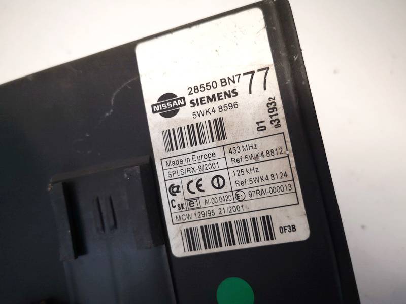 28550BN777 Nissan Almera Tino 2003 General Module Comfort Relay (Unit) - Thumbnail 2