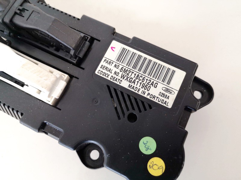 6M2T18C612AG Ford S-Max 2006 Climate Control Panel (heater control switches) - Thumbnail 3