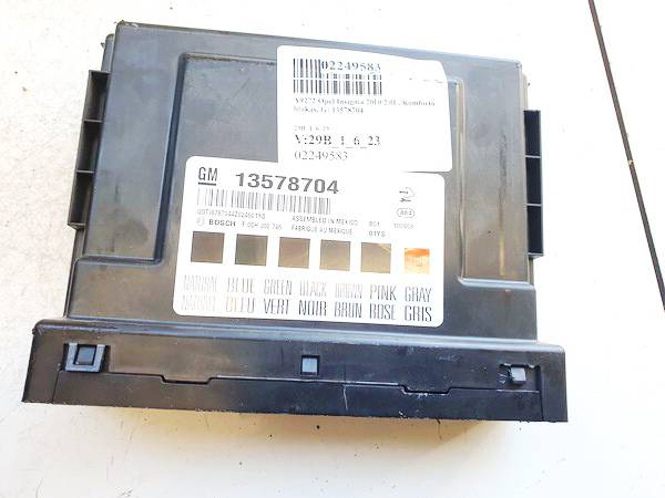 13578704 Opel Insignia 2010 General Module Comfort Relay (Unit)