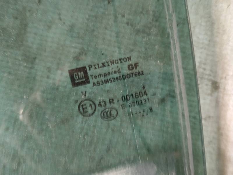 AS3 Opel Zafira 2009 Door-Drop Glass - REAR LEFT - Thumbnail 2