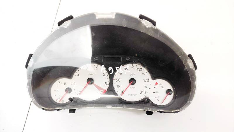 9655976380 Peugeot 206 2004 Speedometers - Cockpit - Speedo Clocks Instrument