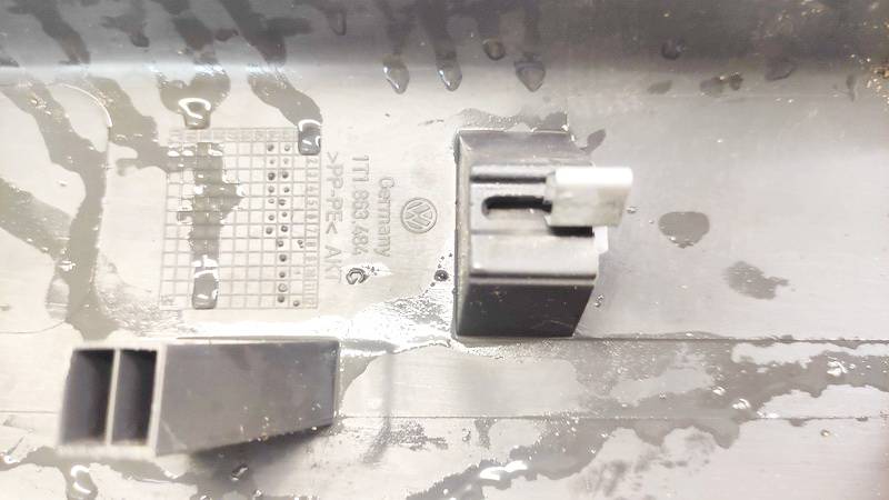 1T1863484C Volkswagen Touran 2004 Interior door step trim - FRONT RIGHT - Thumbnail 3