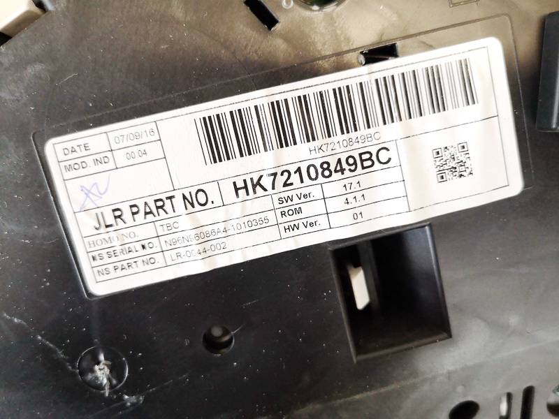 HK7210849BC Land-Rover Discovery Sport 2017 CUADRO INSTRUMENTOS, VELOCÍMETRO (TABLERO DE INSTRUMENTOS) - Thumbnail 3