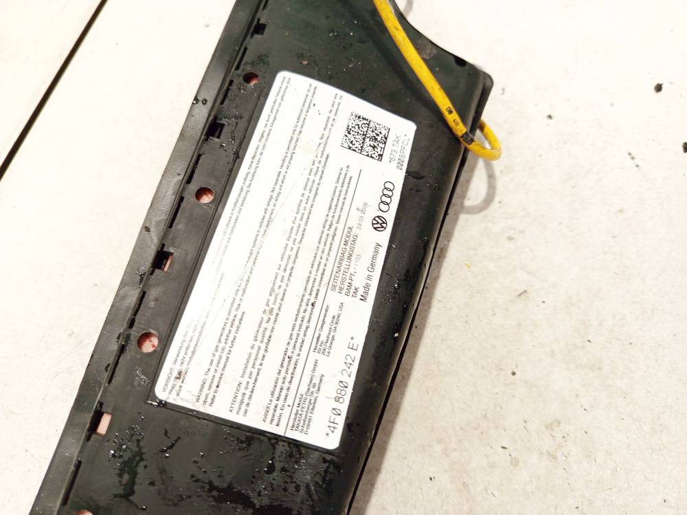 4F0880242E Audi A6 2006 Sitz AIRBAG - Thumbnail 3