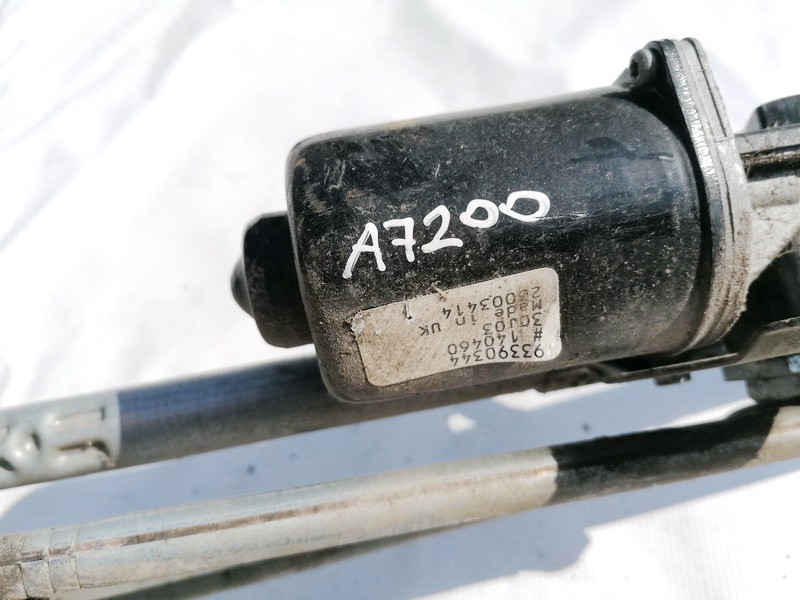 93390344 Opel Meriva 2003 windscreen front wiper motor - FRONT - Thumbnail 3