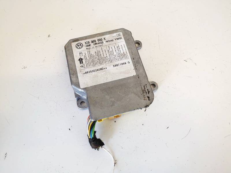 1C0909605K Skoda Roomster 2008 Airbag crash sensors module