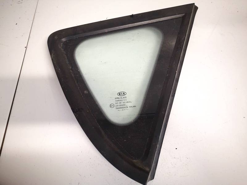 AS2 Kia Ceed 2008 Corner quarter window glass - REAR RIGHT