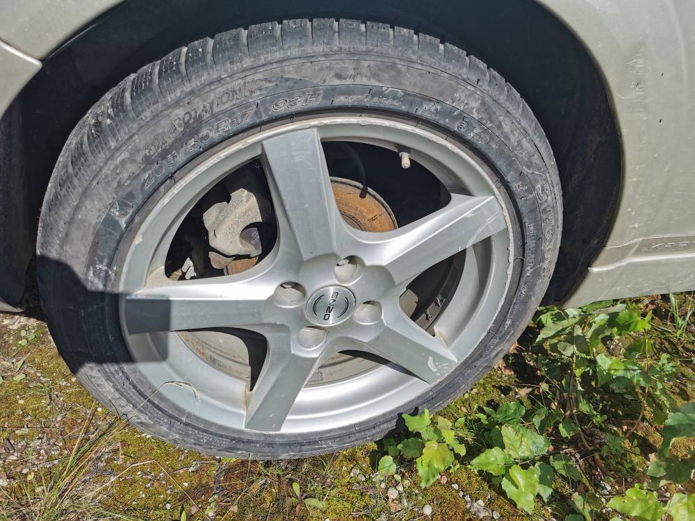 4X100 Renault Megane 2004 Komplet Kół Zimowych R17 - Thumbnail 4