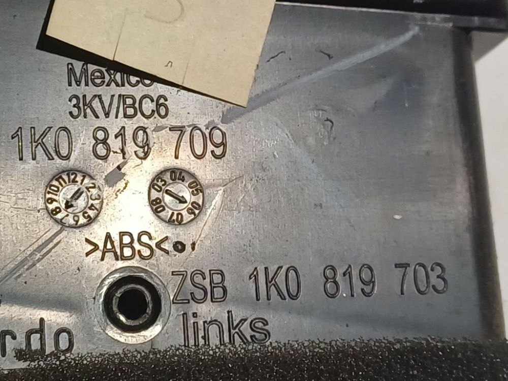 1K0819709 Volkswagen Jetta 2007 Dash Vent (Air Vent Grille) - Thumbnail 4