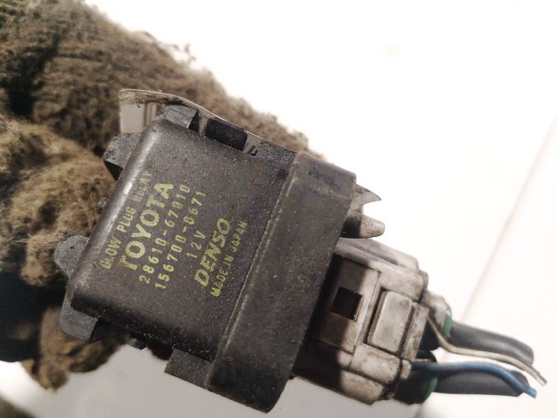 2861067010 Toyota Auris 2007 Glow plug relay - Thumbnail 3