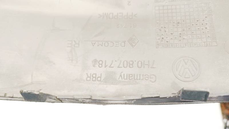 7H0807718 Volkswagen Transporter 2004 baguette pare-chocs avant droite - Thumbnail 3