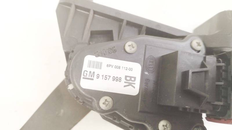 9157998 Opel Astra 2008 Accelerator throttle pedal (potentiometer) - Thumbnail 2