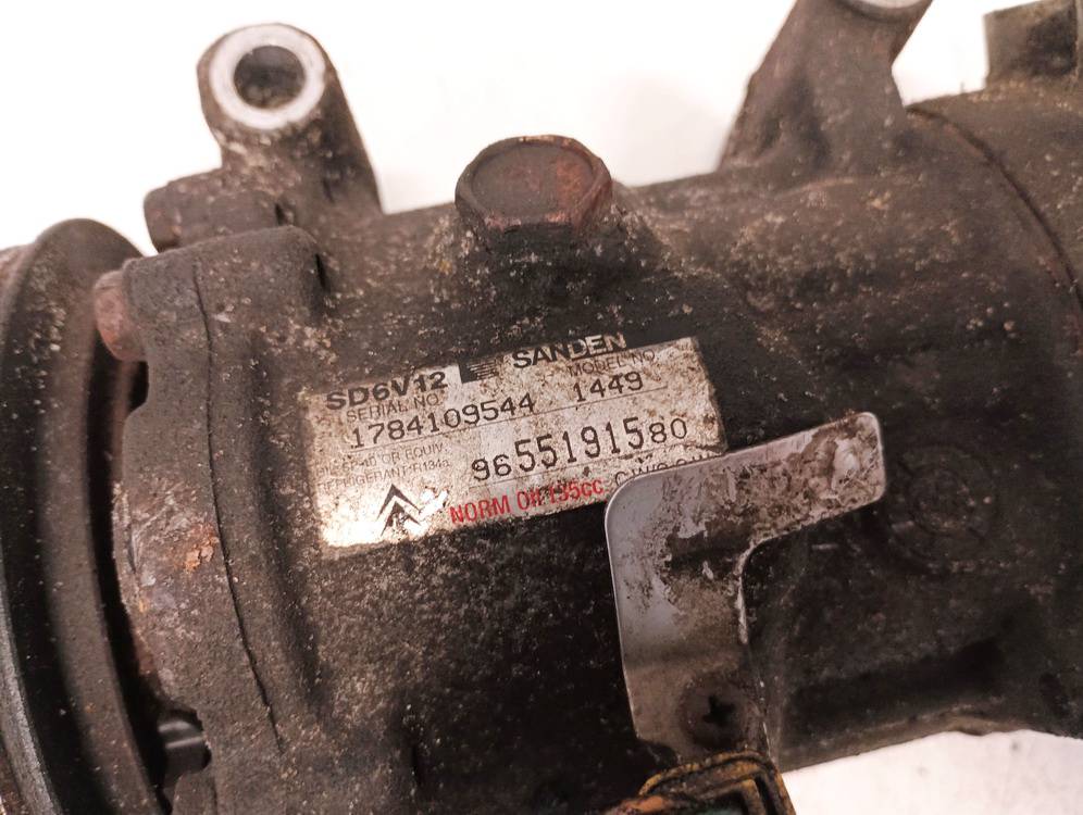 9655191580 Peugeot Partner 2005 AC AIR Compressor Pump - Thumbnail 3