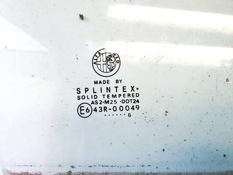 AS2M25SOT24 Alfa-Romeo 159 2006 LUNA TRASERA DERECHA, 
Luna de la puerta trasera - ABAJO A LA DERECHA - Thumbnail 2