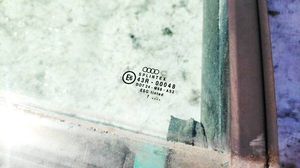 AS2 Audi A4 1997 Door-Drop Glass - REAR RIGHT - Thumbnail 3