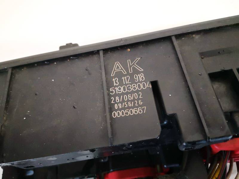 13112918 Opel Vectra 2002 Sicherungskasten Steuergerät - Thumbnail 3