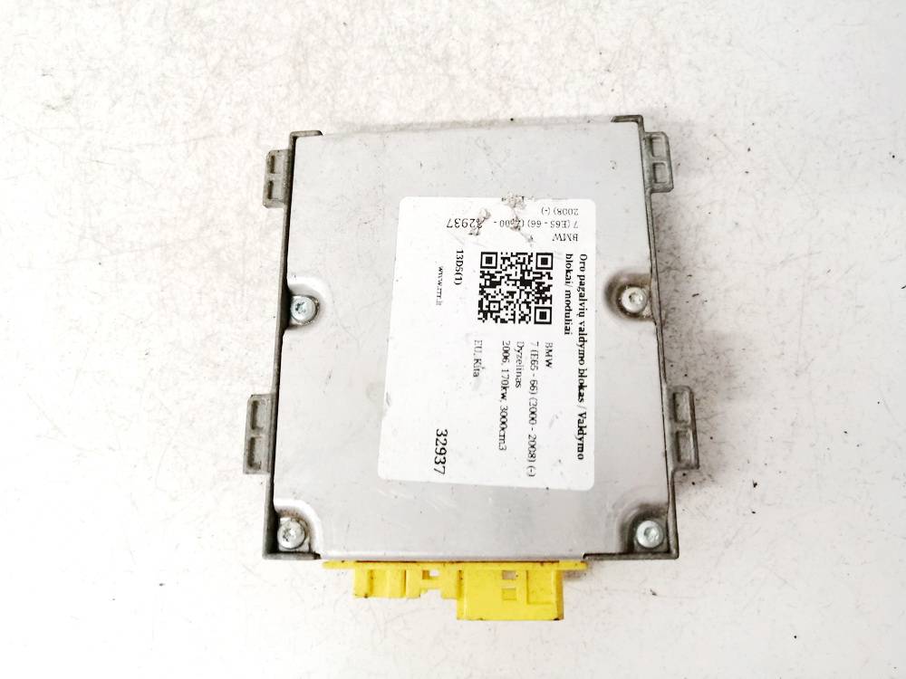 65776970699 BMW 7-Series 2006 SRS AIRBAG KOMPIUTERIS - ORO PAGALVIU VALDYMO BLOKAS - Thumbnail 2