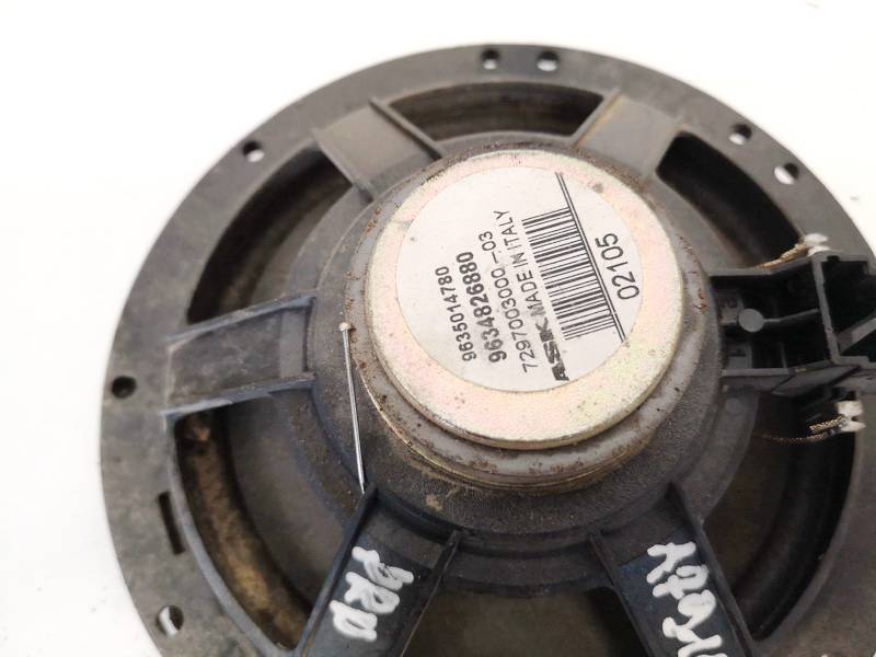 9634826880 Peugeot 307 2005 Speaker (audio) - Thumbnail 3