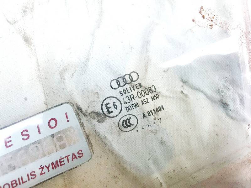 DOT90AS2M50 Audi A6 2007 Durvju stikls - PRIEKŠA PA KREISI - Thumbnail 2