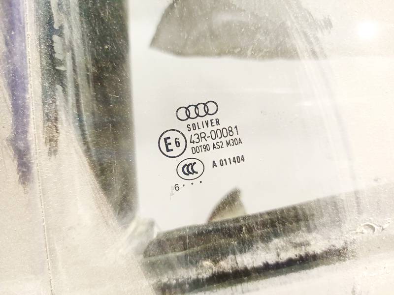 AS2 Audi A6 2007 Door-Drop Glass - REAR LEFT - Thumbnail 2