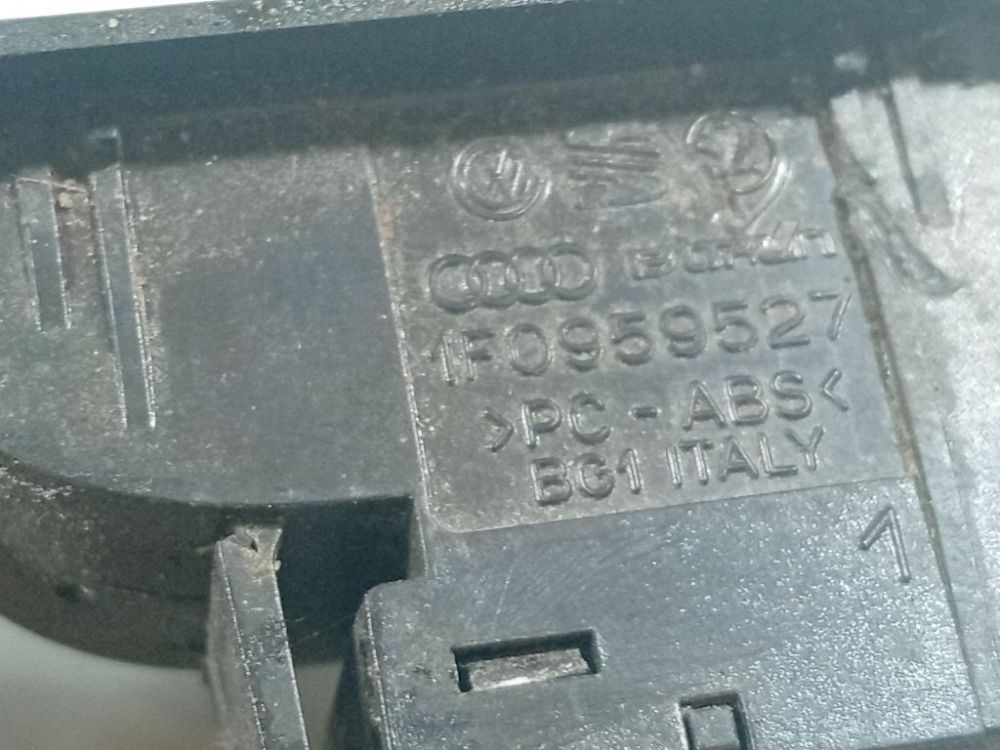 1F0959527 Opel Astra 2005 Loga vadības poga (loga pacēlāja pogas) - Thumbnail 4