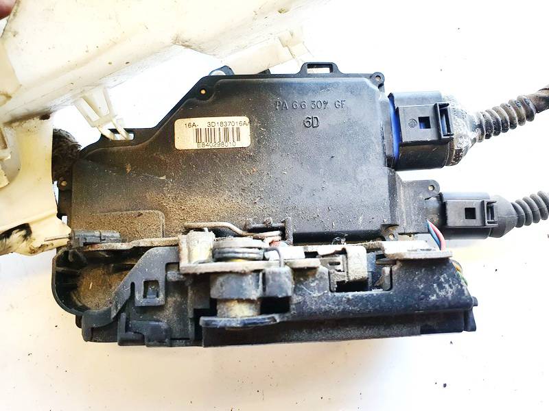 3D1837016AC Volkswagen Polo 2006 Door Lock Mechanism - FRONT RIGHT - Thumbnail 3