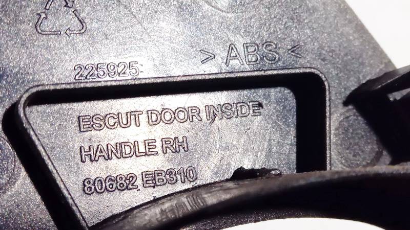 80682EB310 Nissan Pathfinder 2006 PLASTICOS-Otros repuestos del interior - Thumbnail 3