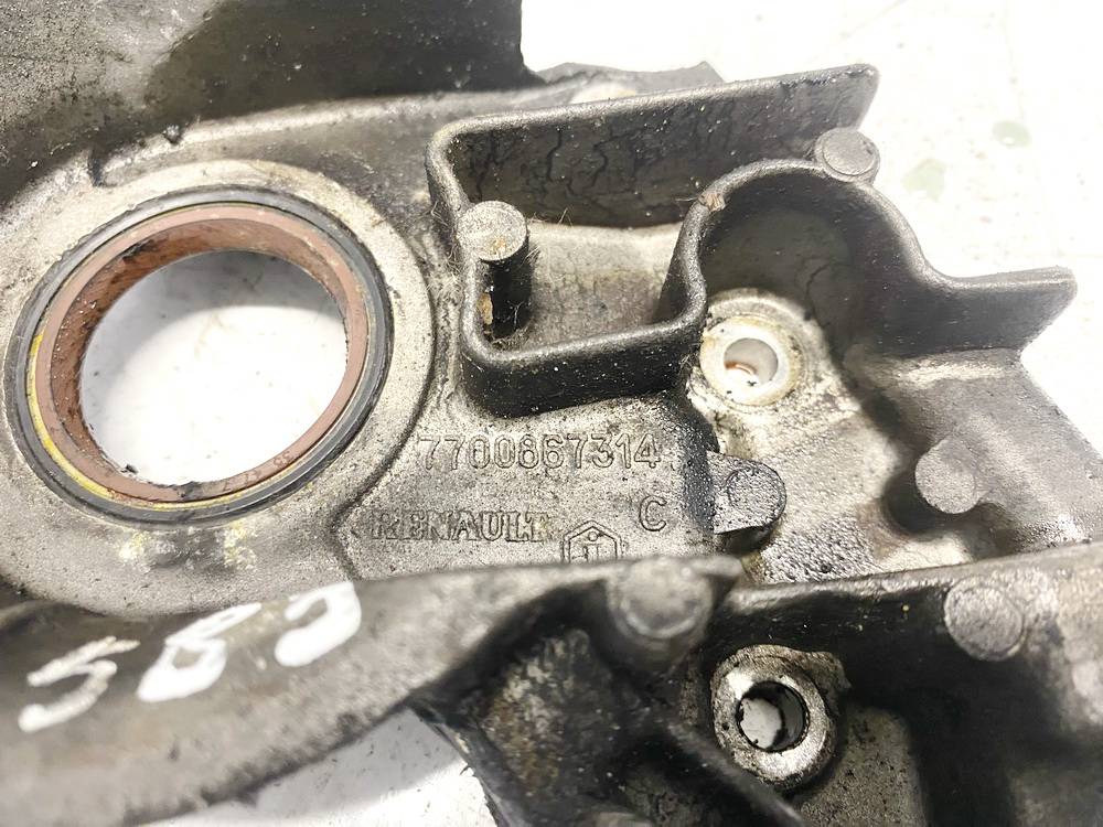 7700867314 Renault Megane 1996 Cover, Crank Seal Housing (Sealing Flange) - FRONT - Thumbnail 3