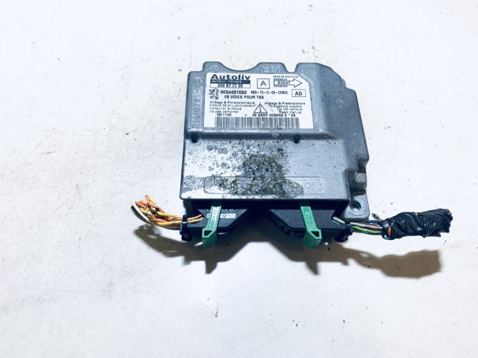 9654491080 Peugeot 307 2006 Airbag crash sensors module