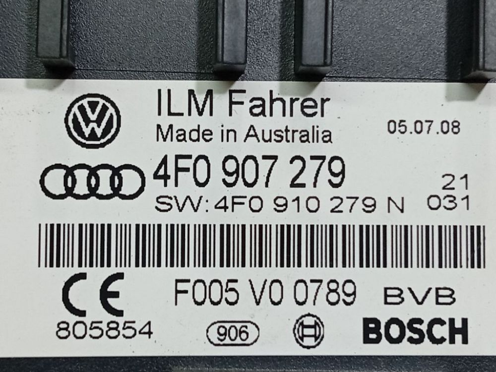 4F0907279 Audi A6 2008 Moduł komfortu - Thumbnail 4