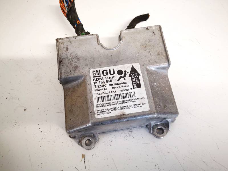 13188856 Opel Zafira 2006 Airbag crash sensors module