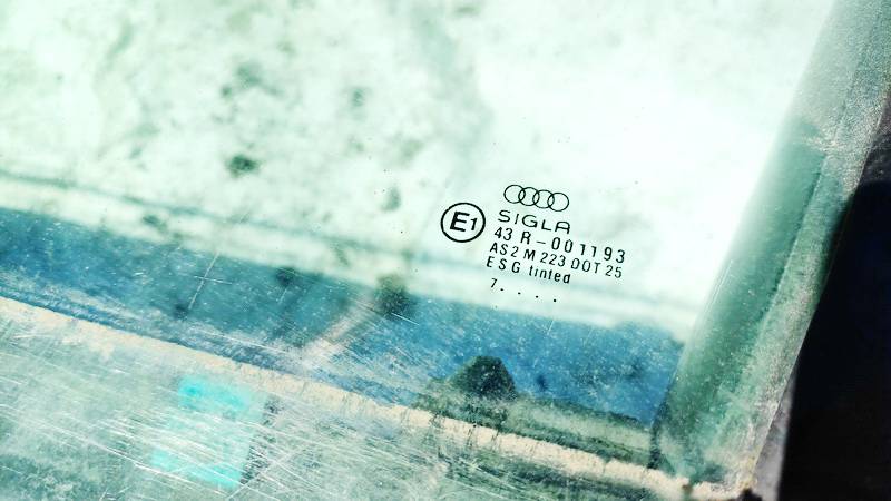 AS2 Audi A4 1997 Door-Drop Glass - FRONT LEFT - Thumbnail 3