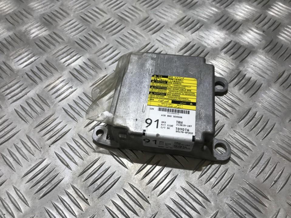 213819107 Toyota Corolla Verso 2005 Airbag crash sensors module