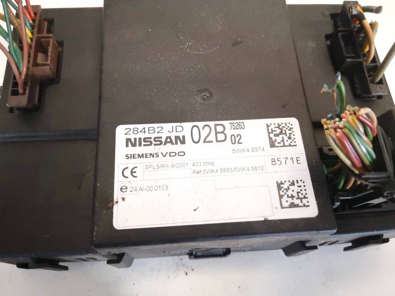 284B2JD02B Nissan Qashqai 2007 General Module Comfort Relay (Unit) - Thumbnail 2