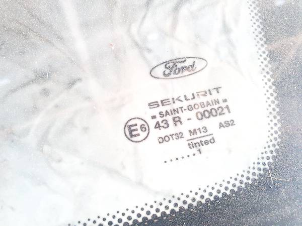 DOT32M13AS2 Ford Mondeo 2002 Corner quarter window glass - REAR RIGHT - Thumbnail 3