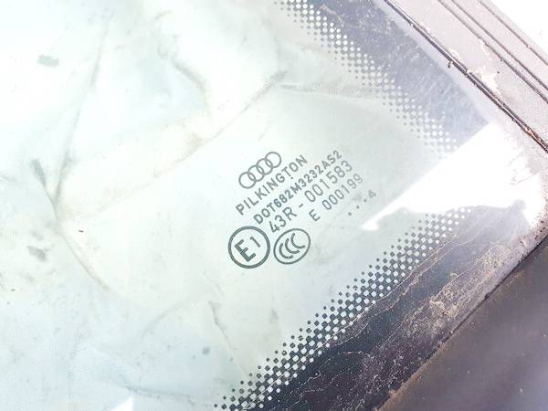 DOT682M3232AS2 Audi A3 2004 Corner quarter window glass - REAR RIGHT - Thumbnail 3