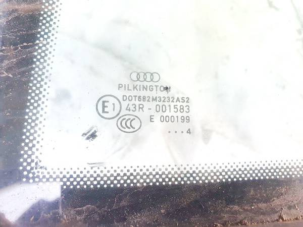 DOT682M3232AS2 Audi A3 2004 Corner quarter window glass - REAR LEFT - Thumbnail 3