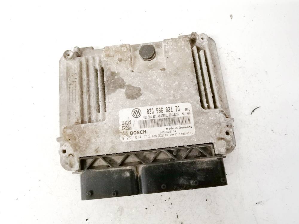 03G906021TG Skoda Octavia 2013 Komputer silnika - Thumbnail 2