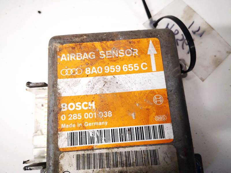 8A0959655C Audi A4 1996 srs-turvatyynyn tietokone – turvatyynyn ohjausyksikkö - Thumbnail 2
