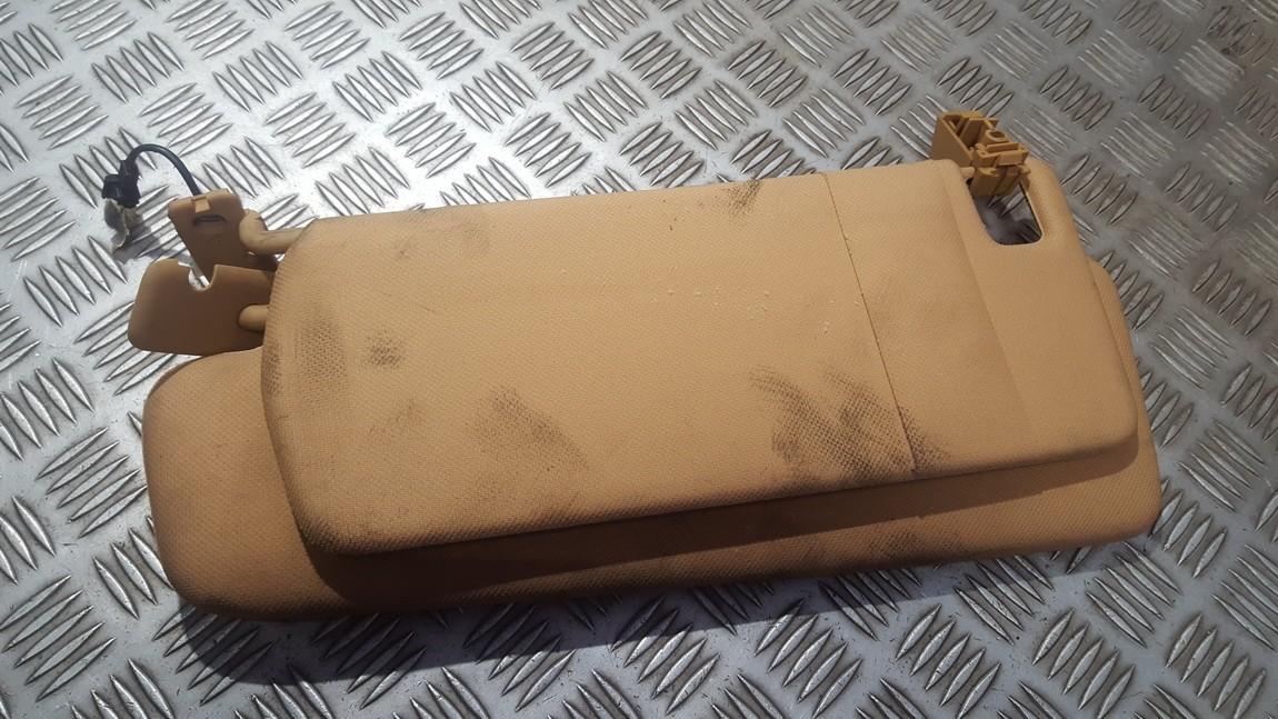 7L5857552AF Porsche Cayenne 2003 Sun Visor, With Light and Mirror and Clip - Thumbnail 2