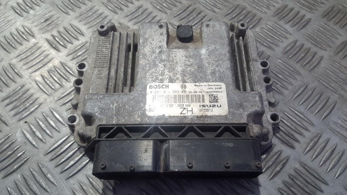 0281011943 Opel Astra 2005 ECU Engine Computer (Engine Control Unit)