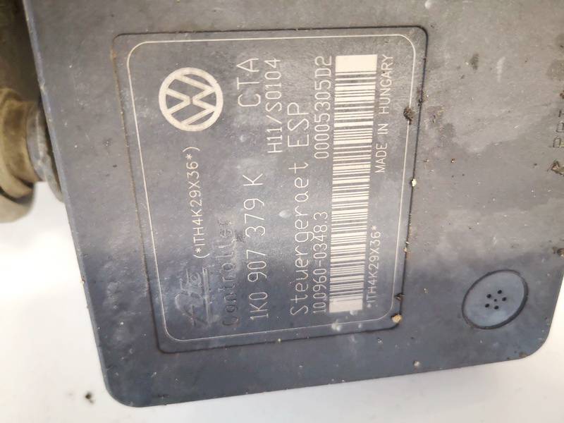 1K0907379K Volkswagen Touran 2004 ABS Unit (ABS Brake Pump) - Thumbnail 3