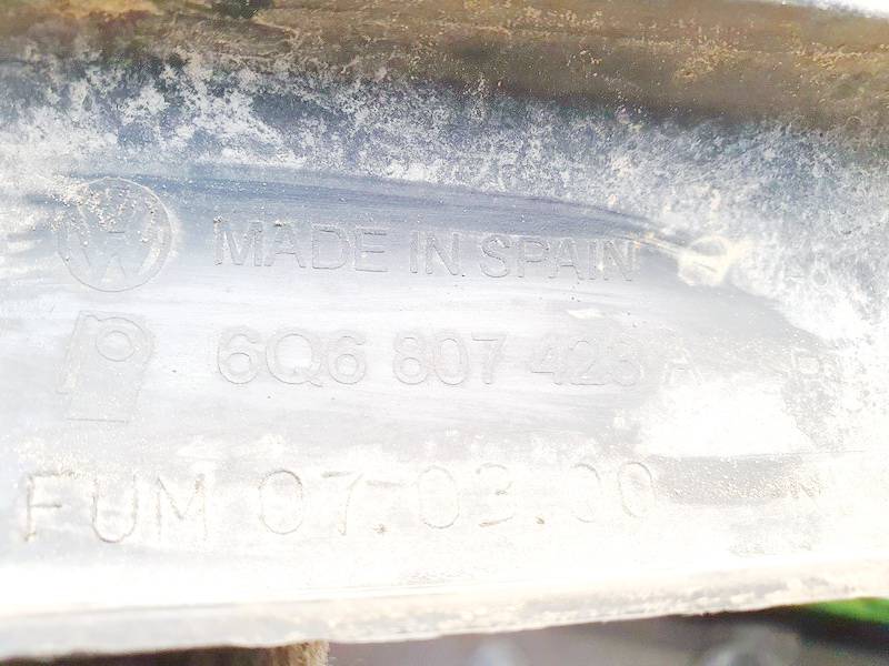 6Q6807423A Volkswagen Polo 2007 Listwa zderzaka - TYLNE - Thumbnail 4