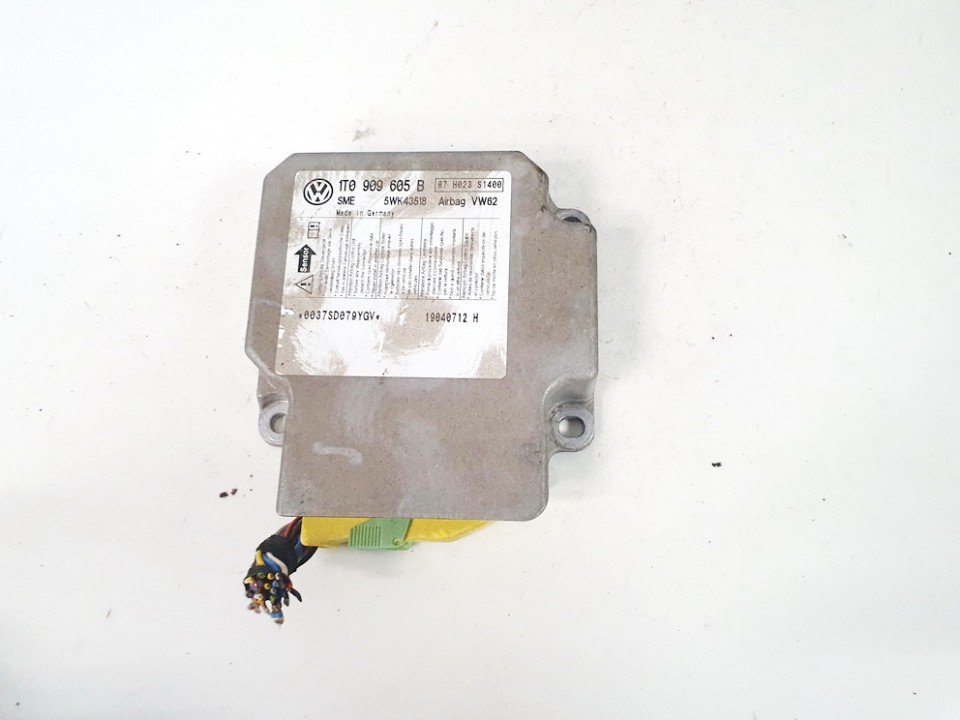 1T0909605B Volkswagen Touran 2004 Airbag crash sensors module - Thumbnail 2