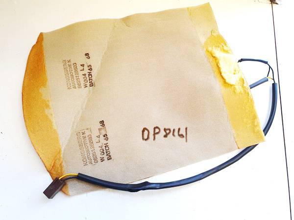 9625126680 Opel Vectra 2004 Seat heating element